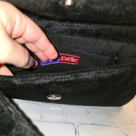 Linea pelle Fuzzy Animal print Shoulder Bag - Picture 2 of 6